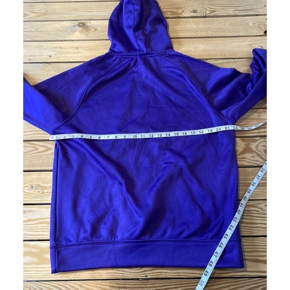 LSU Tigers Hoodie Sweatshirt Size Large Men’s Purple - Picture 5 of 6